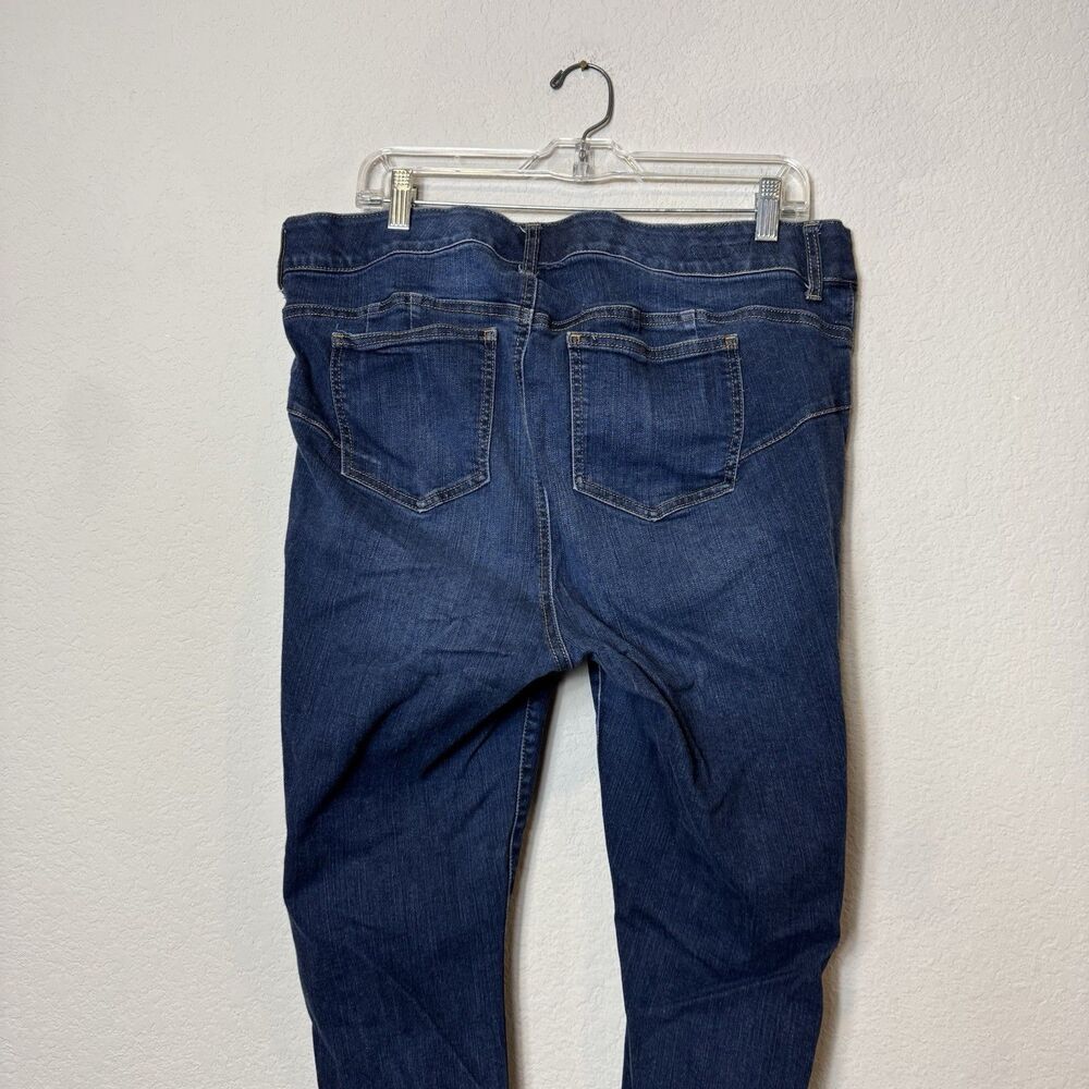Torrid Bombshell Skinny Distressed Jeans Western Beach Cowgirl Plus Size 18R - Picture 5 of 10